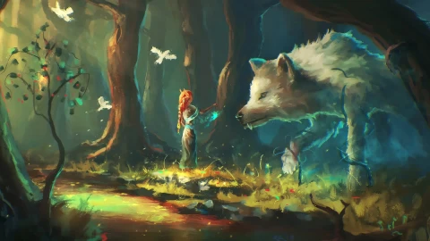 PC  White Wolf Live Wallpaper Free - Free Live Wallpaper