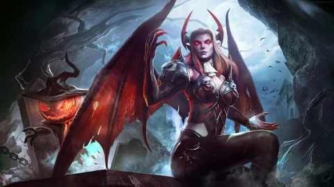 PC Demon Lady Live Wallpaper Free - Free Live Wallpaper