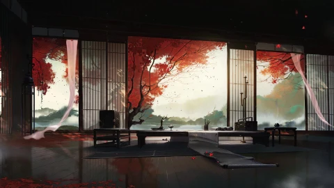PC Japanese Autumn Leaves Live Wallpaper Free - Free Live Wallpaper