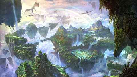 PC Floating Islands Live Wallpaper Free - Free Live Wallpaper