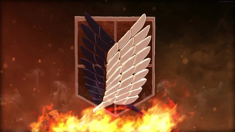 PC The Wings Of Freedom AOT Live Wallpaper Free - Free Live Wallpaper