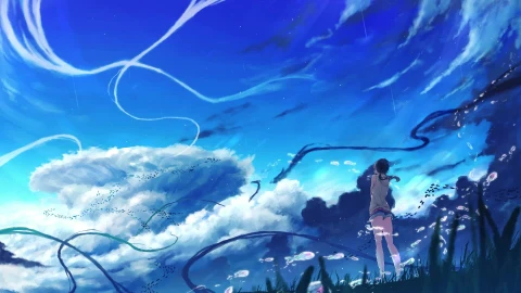 PC Raining Blue Sky Live Wallpaper Free - Free Live Wallpaper
