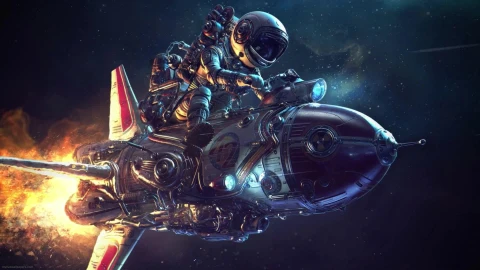 PC Spaceman Rocket Live Wallpaper Free - Free Live Wallpaper