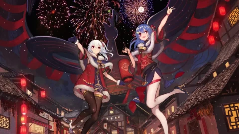 PC Fireworks Celebration Live Wallpaper Free - Free Live Wallpaper