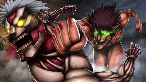 PC Eren vs Reiner Attack on Titan Live Wallpaper Free - Free Live Wallpaper