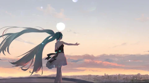 PC Bokeh Hatsune Miku Live Wallpaper Free - Free Live Wallpaper