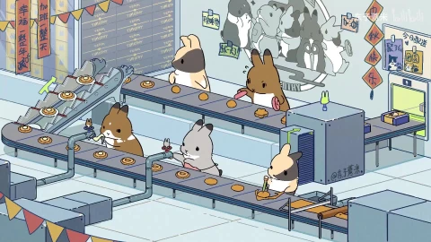 PC Cute Bunny Factory Live Wallpaper Free - Free Live Wallpaper