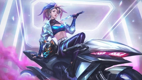 PC Akali KDA All Out Live Wallpaper Free - Free Live Wallpaper