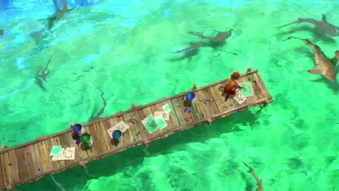 PC Painting With Sharks Live Wallpaper Free - Free Live Wallpaper