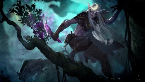 PC Night Elf WoW Live Wallpaper Free - Free Live Wallpaper