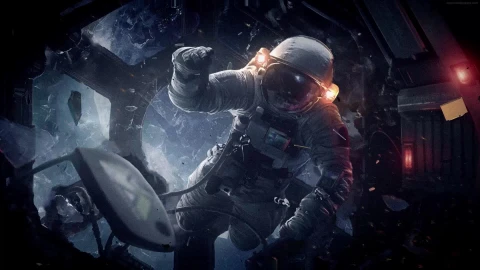 PC Accident in Space Live Wallpaper Free - Free Live Wallpaper