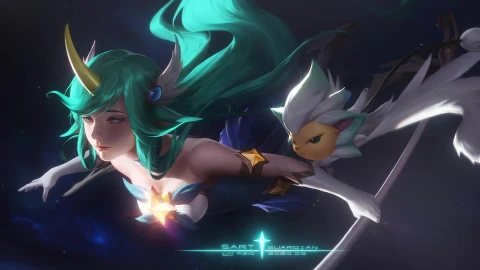 PC Star Guardian Soraka Space Fly Live Wallpaper Free - Free Live Wallpaper