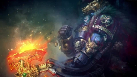 PC Space Wolf Embers Warhammer 40K Live Wallpaper Free - Free Live Wallpaper