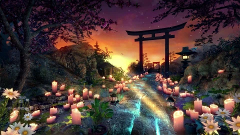 PC Evening Torii Live Wallpaper Free - Free Live Wallpaper