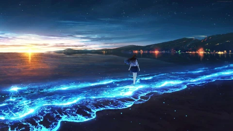 PC Glow Waves Live Wallpaper Free - Free Live Wallpaper