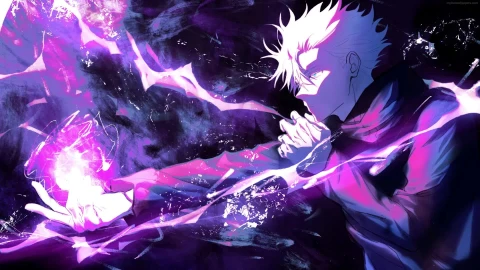 PC Gojo Satoru Hollow Purple Live Wallpaper Free - Free Live Wallpaper
