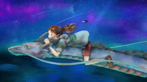 PC Chihiro and Haku 1 Live Wallpaper Free - Free Live Wallpaper