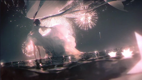 PC  Fireworks Reflections Live Wallpaper Free - Free Live Wallpaper