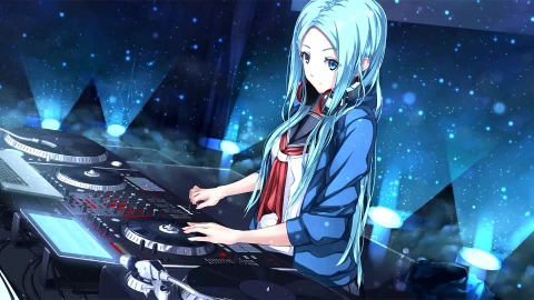 PC Anime DJ Girl Live Wallpaper Free - Free Live Wallpaper