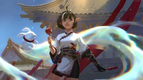 PC Asian Elf Girl Live Wallpaper Free - Free Live Wallpaper
