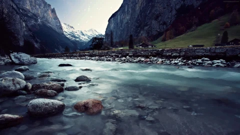 PC Icy River Live Wallpaper Free - Free Live Wallpaper