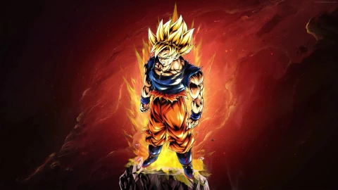 PC Super Saiyan Goku Ultra Dragon Ball Live Wallpaper Free - Free Live Wallpaper