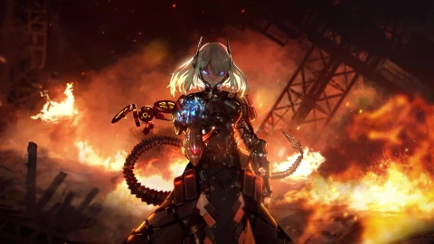 PC Anime Cyborg Girl 4K Live Wallpaper Free - Free Live Wallpaper