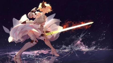 PC Saber Lily FGO Live Wallpaper Free - Free Live Wallpaper