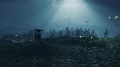 PC Ghost of Tsushima Fireflies Live Wallpaper Free - Free Live Wallpaper