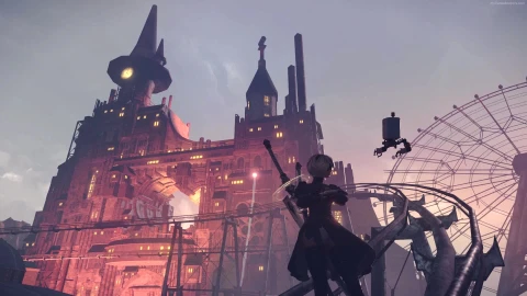PC Fireworks Nier Automata Live Wallpaper Free - Free Live Wallpaper