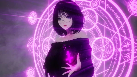 PC  Anime Girl Witch Live Wallpaper Free - Free Live Wallpaper