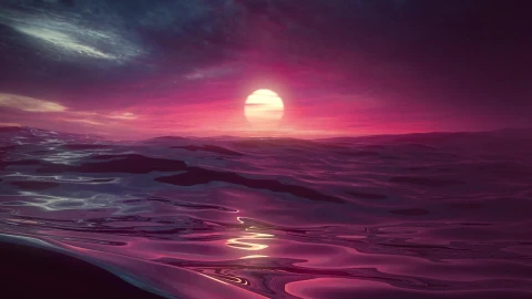PC Sunset 3D Waves Live Wallpaper Free - Free Live Wallpaper