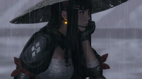 PC Day Night Samurai Girl Live Wallpaper Free - Free Live Wallpaper
