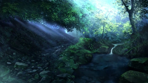 PC Forest Clear Stream Live Wallpaper Free - Free Live Wallpaper