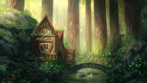 4K Cozy Little Place In The Forest Live Wallpaper For PC - Free Live Wallpaper