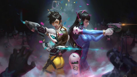 4K Dva And Tracer Overwatch Live Wallpaper For PC - Free Live Wallpaper