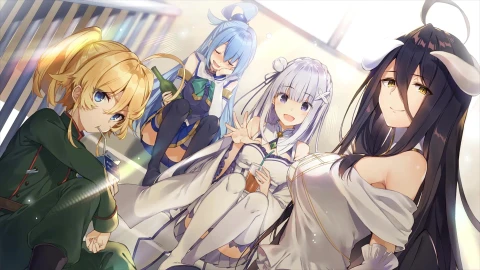 4K Isekai Quartet Live Wallpaper For PC - Free Live Wallpaper