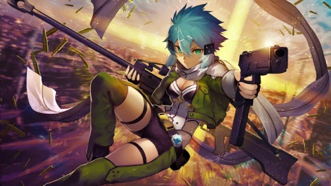 4K Sinon Sword Art Online Ii Live Wallpaper For PC - Free Live Wallpaper