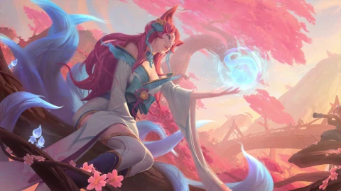 4K Spirit Blossom Ahri League Of Legends 1 Live Wallpaper For PC - Free Live Wallpaper