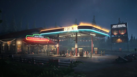 4K The Gas Station Live Wallpaper For PC - Free Live Wallpaper