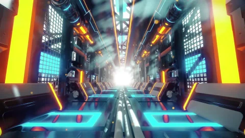 HD Video Corridor Vj Video Loop Video Background - Free Live Wallpaper