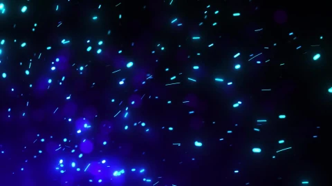 Bright Flying Blue Fire Sparks Background Live wallpaper - Free Live Wallpaper