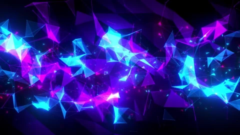 Geometric Bright Triangular Background Live wallpaper - Free Live Wallpaper