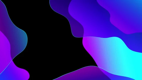 Gradient Liquid Blue Shapes Animation Live Wallpaper - Free Live Wallpaper