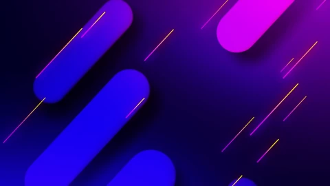 Rounded Neon Purple Lines Gradient Live Wallpaper - Free Live Wallpaper