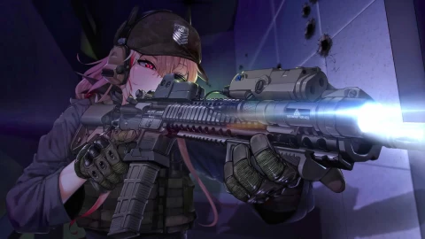 PC Anime M4 SOPMOD II Live Wallpaper - Free Live Wallpaper