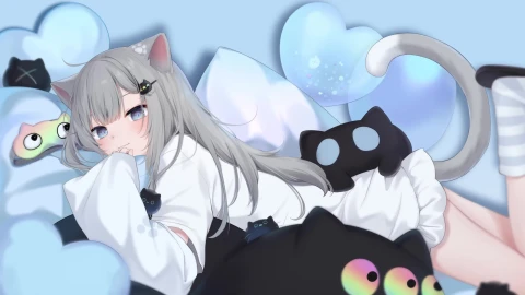 PC Anime NachoNeko Shizuku Live Wallpaper - Free Live Wallpaper