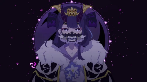 PC Anime Oni Mask Raiden Shogun Live Wallpaper - Free Live Wallpaper