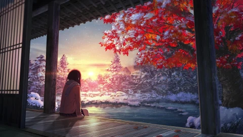 PC Anime Wintertide Live Wallpaper - Free Live Wallpaper