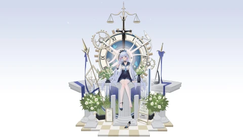 PC Anime Girl White Live Wallpaper - Free Live Wallpaper